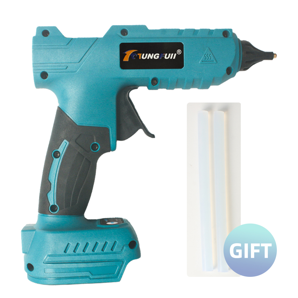 Hot Melt Glue Gun Cordless - 21V draadloze lijmpistool op lithium-ionbatterij, geschikt