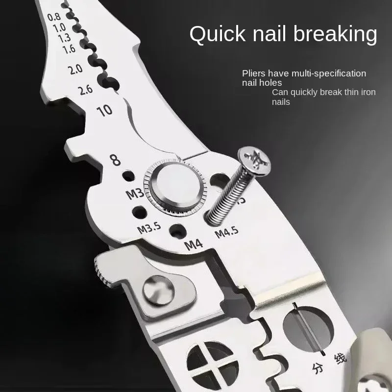 Automatic Wire Stripper Cutter - Krimptang Draadstripper 28 in 1 Multifunctionele