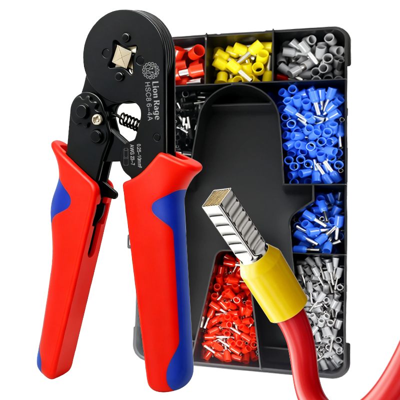 Automatic Wire Stripper Cutter - HSC8 6-4 Ferrule Crimping Tool Kit,