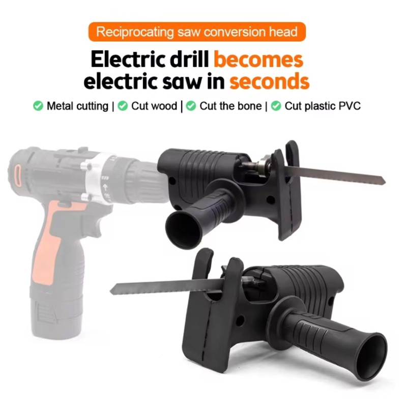 Reciprocating Saw Attachment Drill - Draagbare elektrische boormachine gemodificeerde gereedschapsbevestiging met