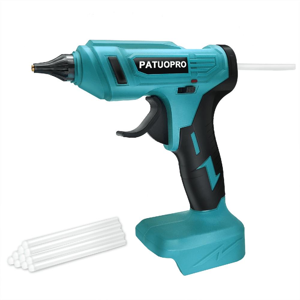 Hot Melt Glue Gun Cordless - PATUOPRO Draadloze Elektrische Hotmelt Lijmpistool Met