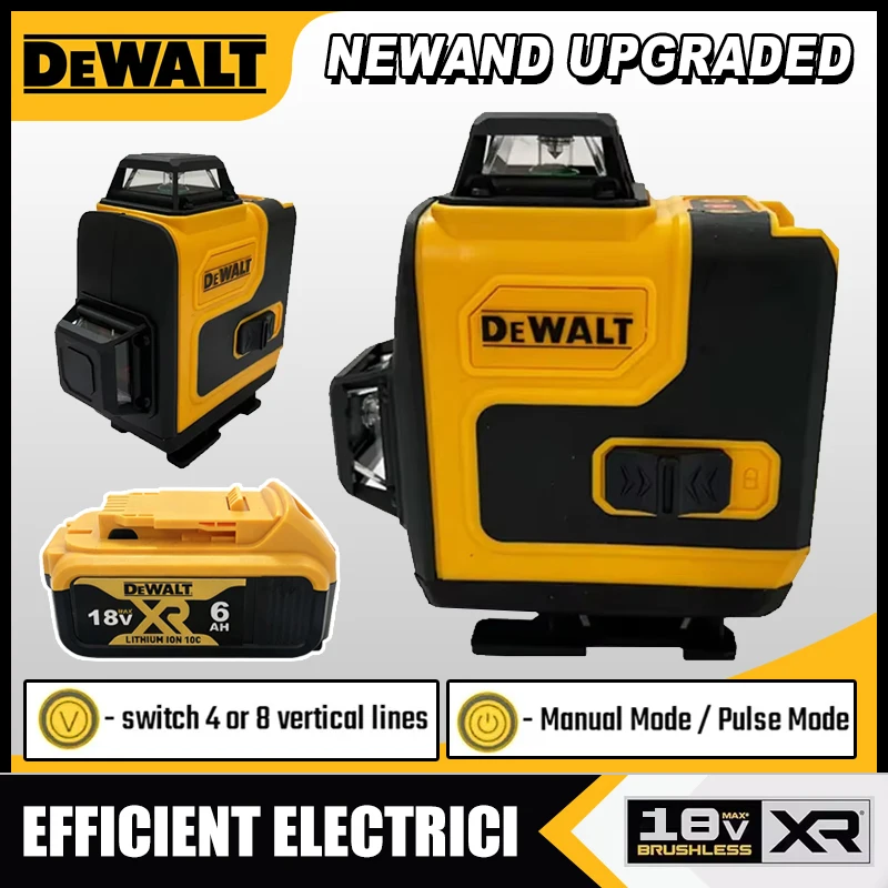 Laser Level 16 Lines 4D Green - Dewalt Laser Waterpas 360 Groen 16