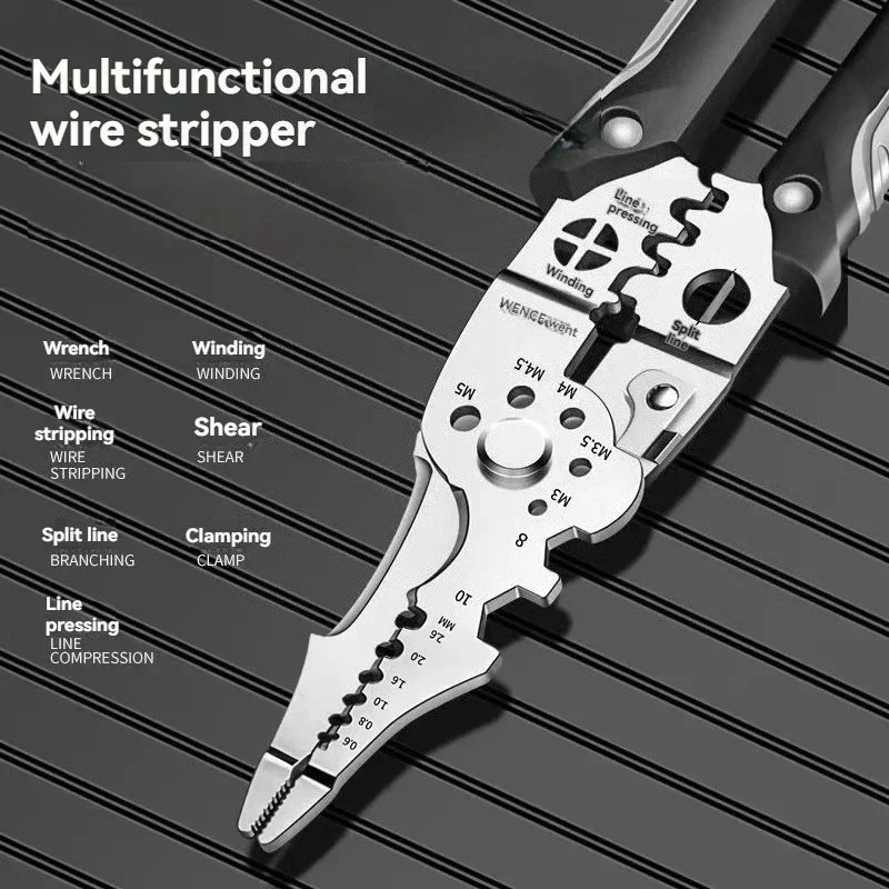 Krimptang Draadstripper 28 in  - Automatic Wire Stripper Cutter recensie en prijs