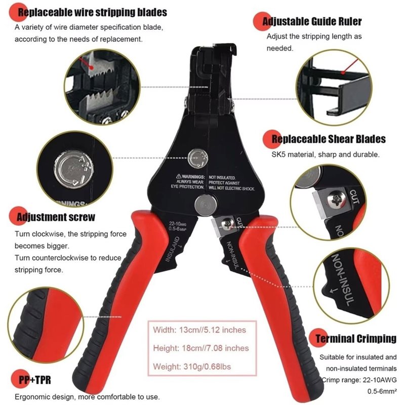 VELIF – verstelbare automatisc - Automatic Wire Stripper Cutter recensie en prijs