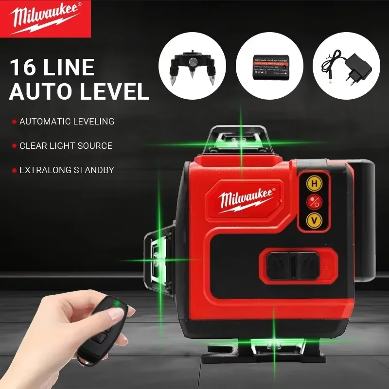 Milwaukee 8D16X 16-lijns 4D gr - Laser Level 16 Lines 4D Green recensie en prijs