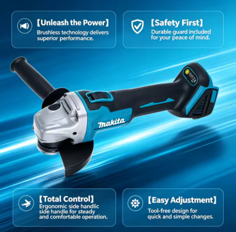 Makita DGA404 125mm Accu-haaks - Brushless Angle Grinder Battery Powered recensie en prijs