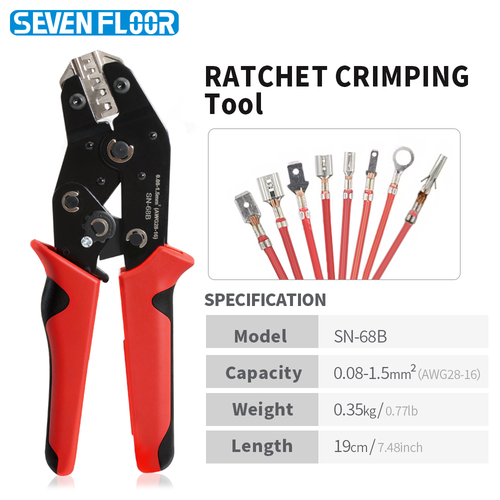 Ratchet Crimper Tangen SN-68B  - Automatic Wire Stripper Cutter recensie en prijs