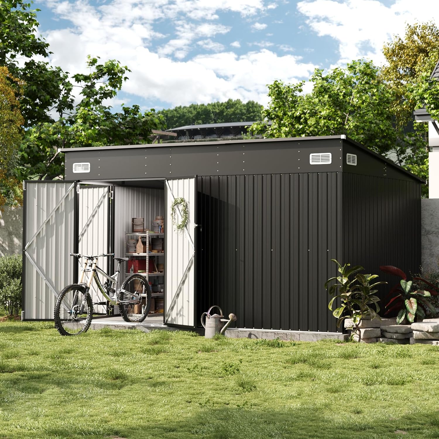 12' x 7,3' waterdichte metalen - Garden Tools recensie en prijs