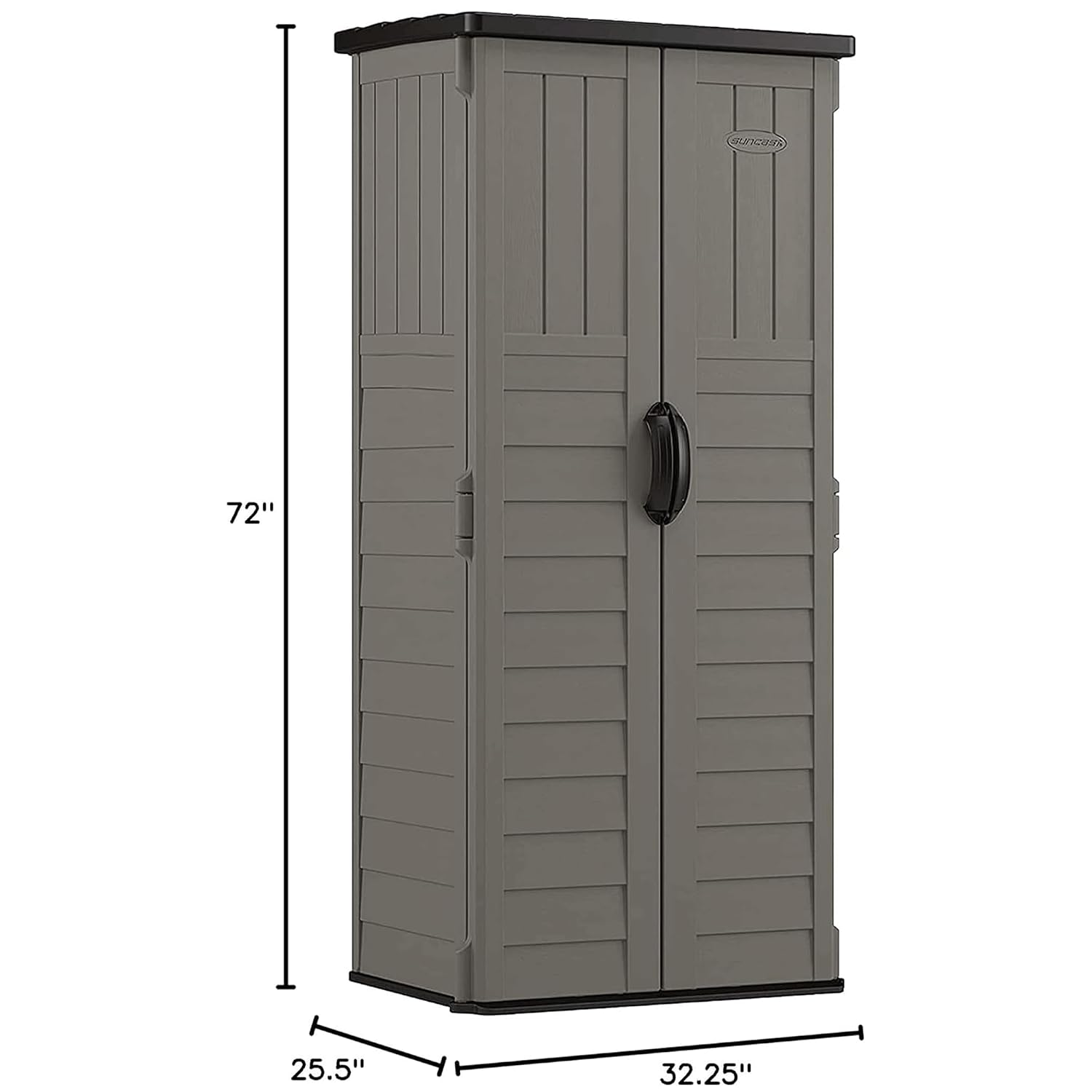 Verticale opbergschuur 22 Cu F - Garden Tools recensie en prijs