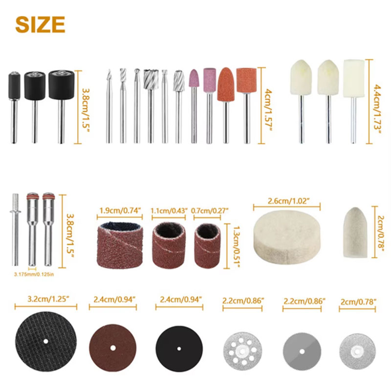 35/88/120 st Mini Boor Accesso - Cordless Rotary Tool Kit Accessories recensie en prijs