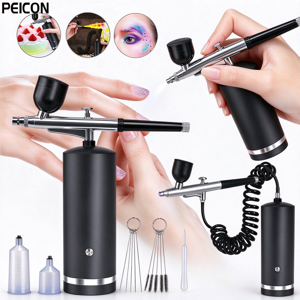 Airbrush-set met compressor, o - Airbrush Kit With Mini Compressor recensie en prijs