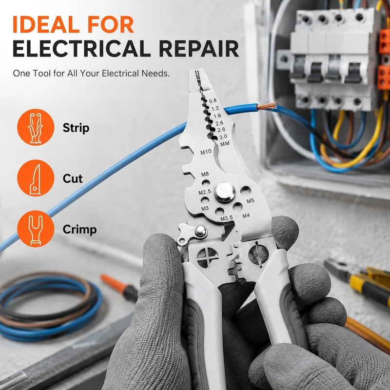 8,5 inch zware draadstripper,  - Automatic Wire Stripper Cutter recensie en prijs
