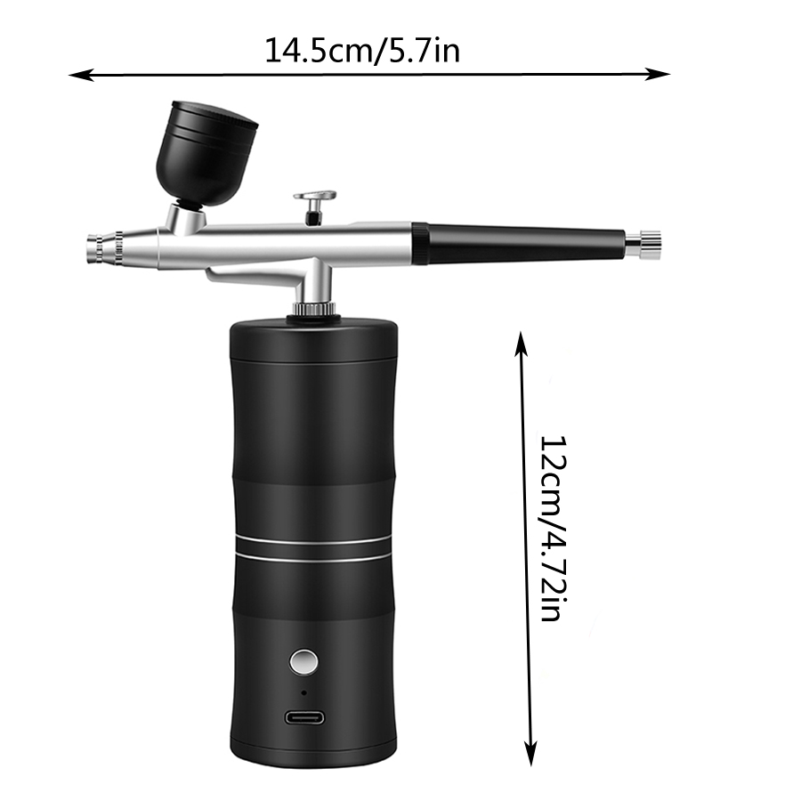 Draagbare airbrushset met comp - Airbrush Kit With Mini Compressor recensie en prijs