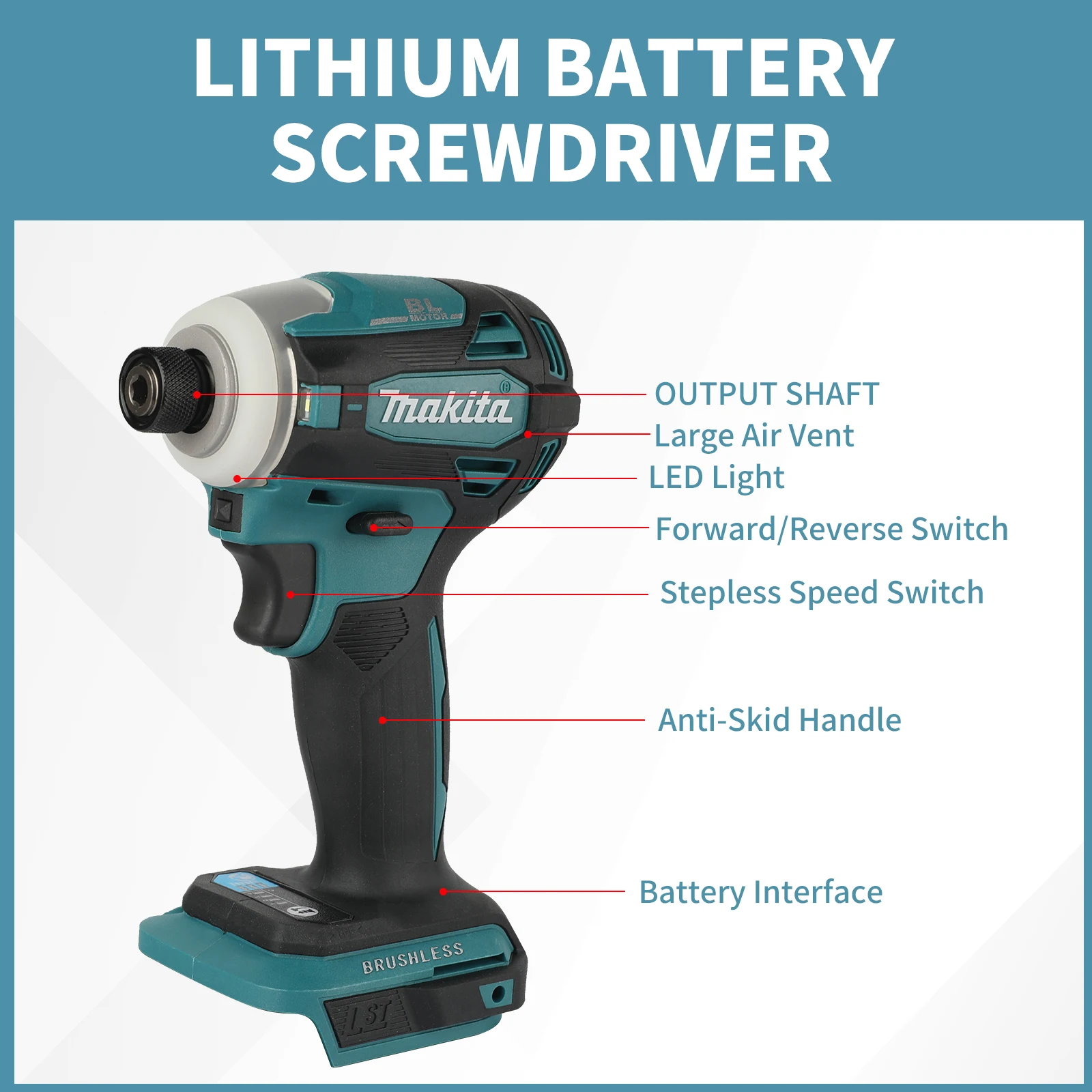 Borstelloze elektrische slagbo - Brushless Cordless Electric Drill 18V recensie en prijs